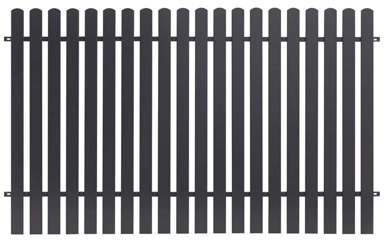 Hegnspanel Daria 2 200x120 cm Antracit Stål