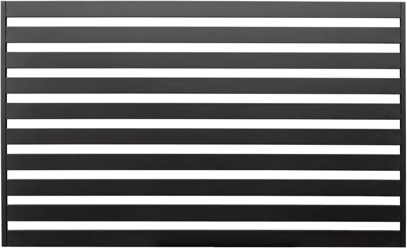 Hegnspanel Lara 2 120x200 cm Sort Stål
