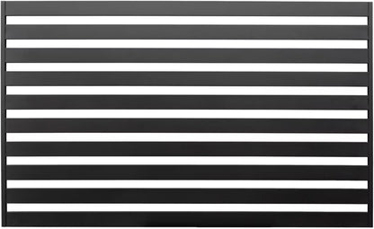 Hegnspanel Lara 2 120x200 cm Sort Stål