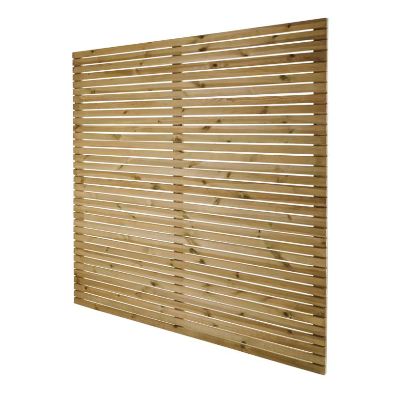 Hegnspanel Lemhi 180x180 cm Grøn Træ