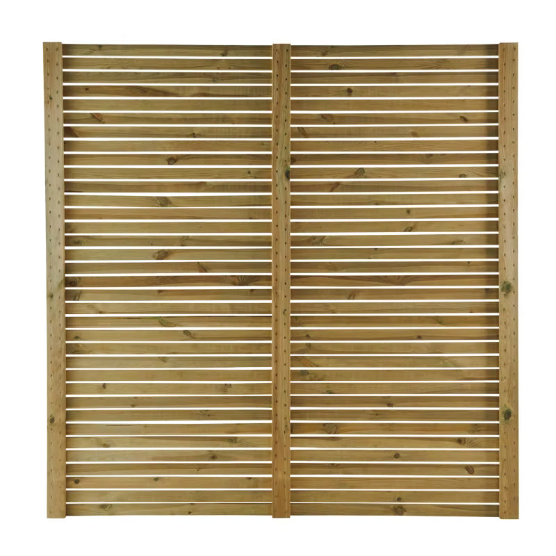 Hegnspanel Lemhi 180x180 cm Grøn Træ