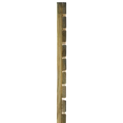 Hegnspanel Lemhi 180x180 cm Grøn Træ