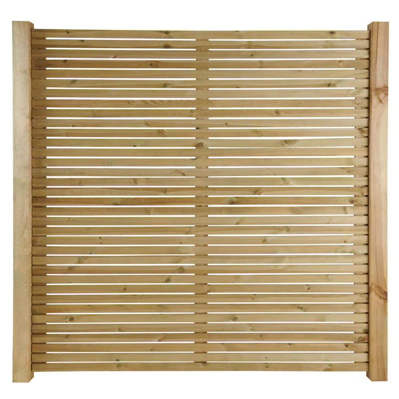 Hegnspanel Lemhi 180x180 cm Grøn Træ