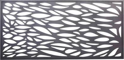 Hegnspanel Neva 88x179 cm Grå Aluminium