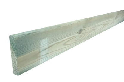 Hegnsprofil Fyrretræ 2,1x9x120 cm Grøn Trykimprægneret