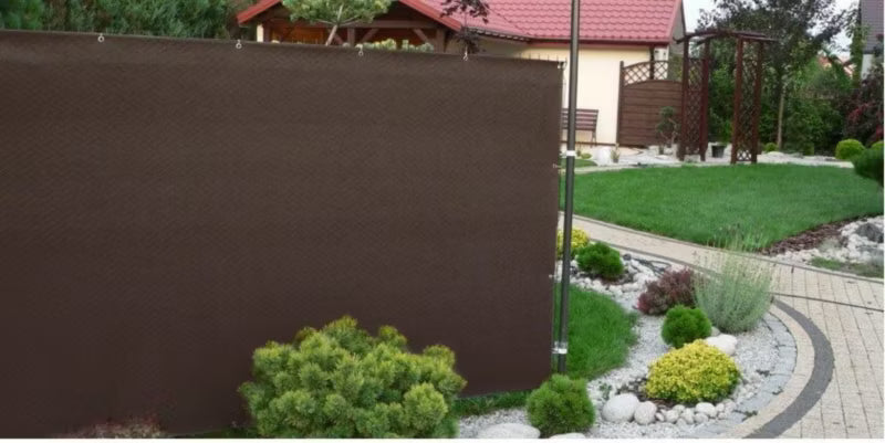 Hegnsskjuler 1,20x10 m Brun