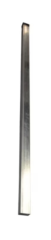 Hegnssøjle 6x4x170 cm Galvaniseret