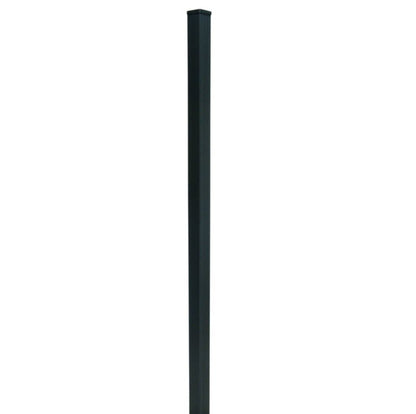 Hegnssøjle Neva 7x7x139 cm Antracit Aluminium