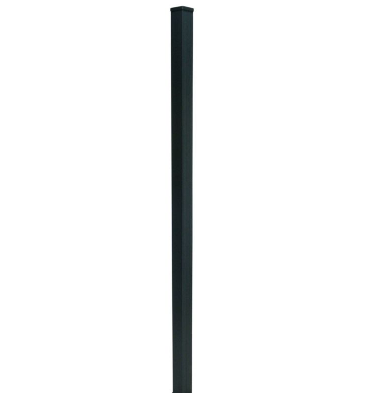 Hegnssøjle Neva 183 cm Koksgrå Aluminium