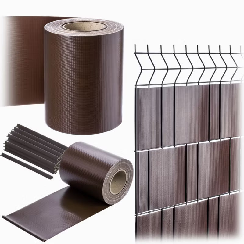 Hegnstrimmel 19 cm x 35 m PVC med Klips | 5906638327876