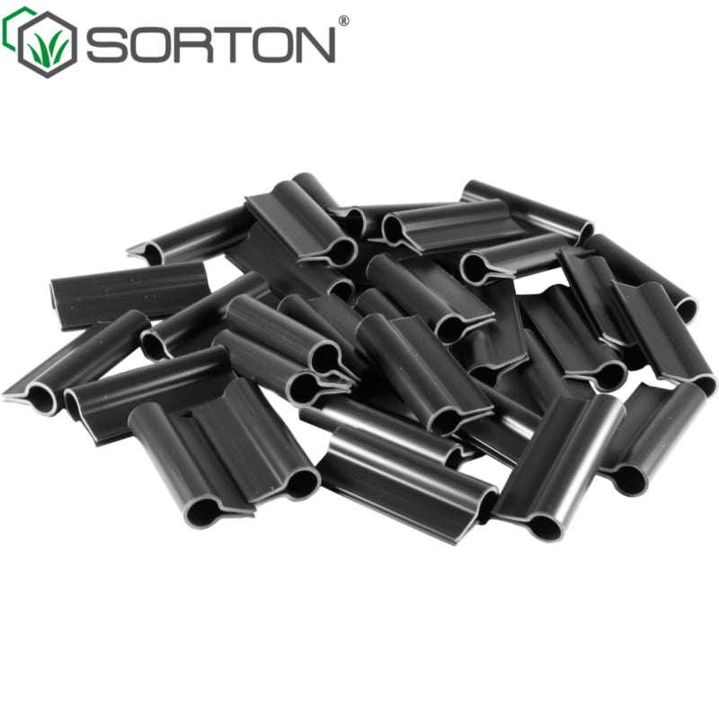 Hegnstrimmel 4,6 cm x 70 m Grafit RAL7015 med 100 Clips