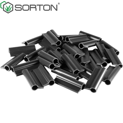 Hegnstrimmel 4,6 cm x 70 m Grafit RAL7015 med 100 Clips