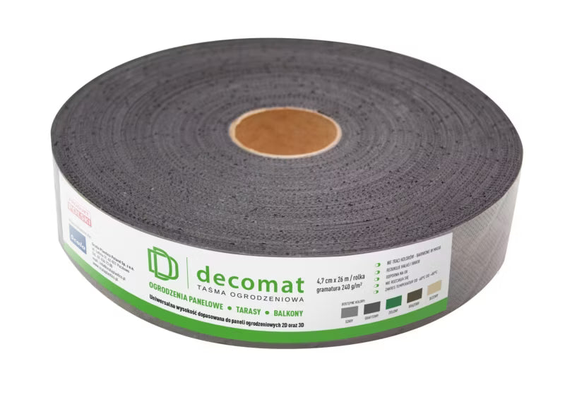 Hegnstrimmel 4,7 cm x 26 m Grafit
