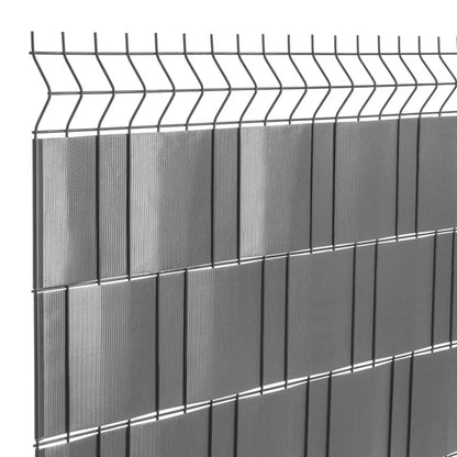 Hegnstrimmel PVC 19 cm x 35 m Grå