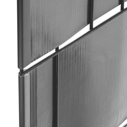 Hegnstrimmel PVC 19 cm x 35 m Grå