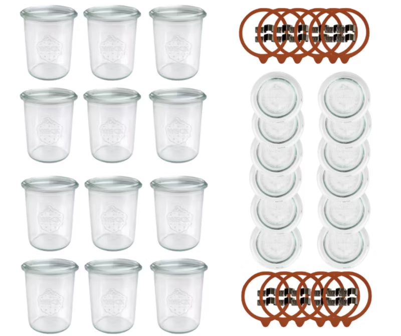 Henkeglas 160 ml Ø60 mm Klar Glas Sæt med 12 Stk.