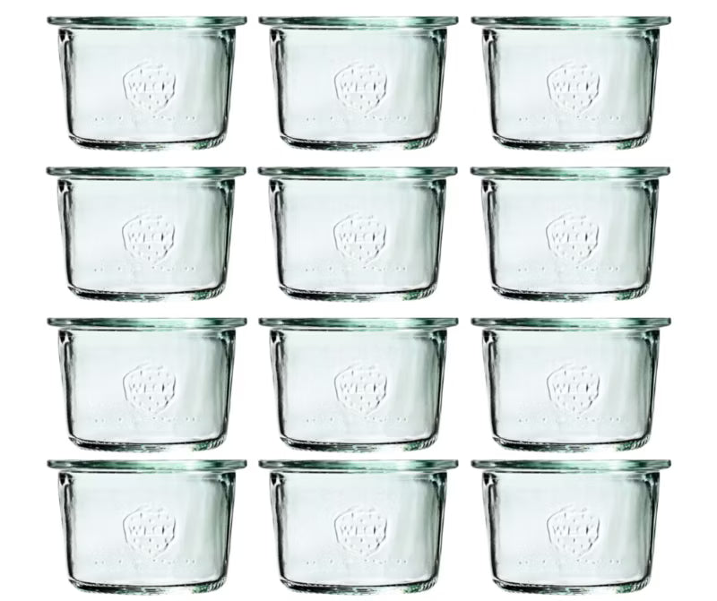 Henkeglas 80 ml Ø60 mm 12 Stk. Klar Glas
