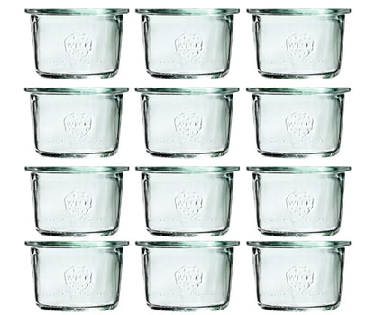 Henkeglas 80 ml Ø60 mm 12 Stk. Klar Glas
