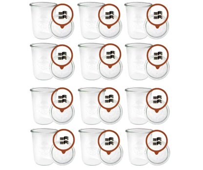 Henkeglas 850 ml Ø100 mm 12 Stk.