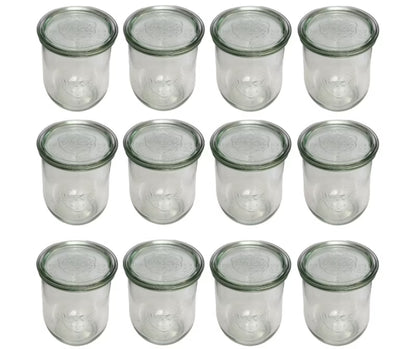 Henkeglas Tulip 1062 ml Ø100 mm Glaslåg 12 Stk.