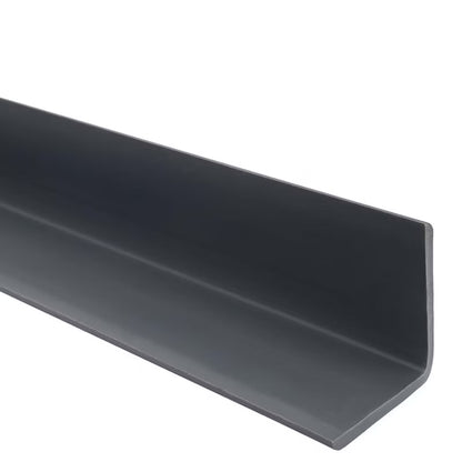 Hjørneprofil PVC 50x50 mm 165 cm Mørkegrå