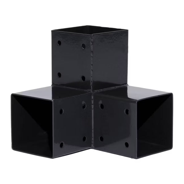 Hjørnebeslag til Stolper 7x7 cm Grå Metal