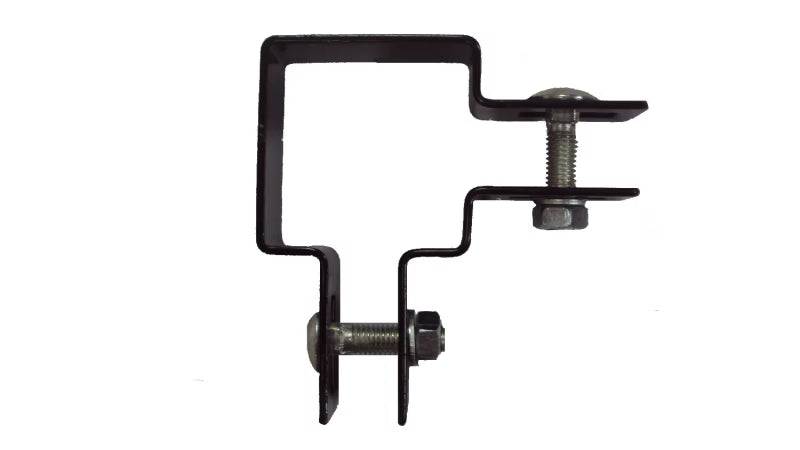 Hjørnebeslag til Hegn 50x50 mm Sort Stål