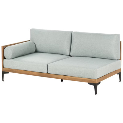 Hjørnesofa Cavezzo 254x150 cm Akacietræ Grå