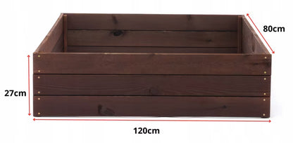 Højbed 120x80 cm Imprægneret Træ