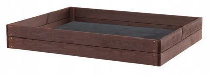 Højbed 120x80x18 cm Imprægneret Fyrretræ med Fiberdug