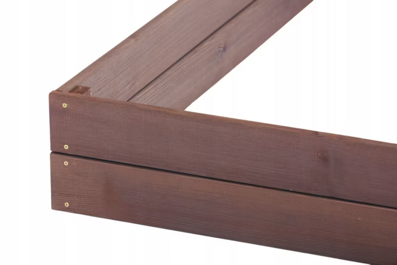 Højbed 120x80x18 cm Imprægneret Fyrretræ med Fiberdug