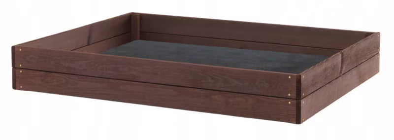 Højbed 120x80x18 cm Imprægneret Fyrretræ med Fiberdug