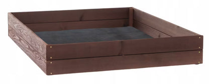 Højbed 120x80x18 cm Imprægneret Fyrretræ med Fiberdug