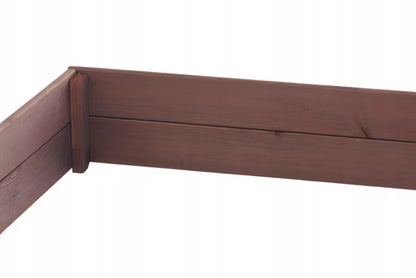 Højbed 120x80x18 cm Imprægneret Fyrretræ med Fiberdug