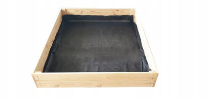 Højbed 140x120 cm Træ Natur