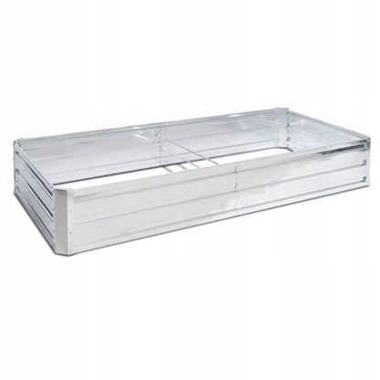 Højbed 180x90x30 cm Galvaniseret Stål
