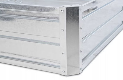 Højbed 180x90x30 cm Galvaniseret Stål