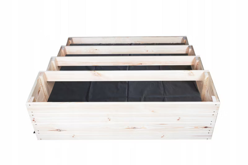 Højbed 4 Niveauer 120x120 cm Fyrretræ