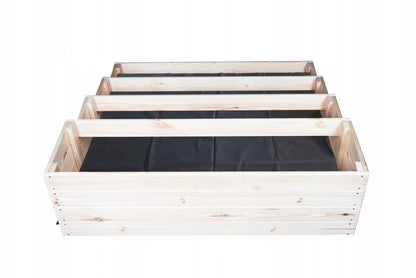Højbed 4 Niveauer 120x120 cm Fyrretræ