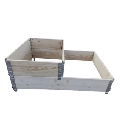 Højbed 80x60x20 cm Fyrretræ Natur | 5908283363223