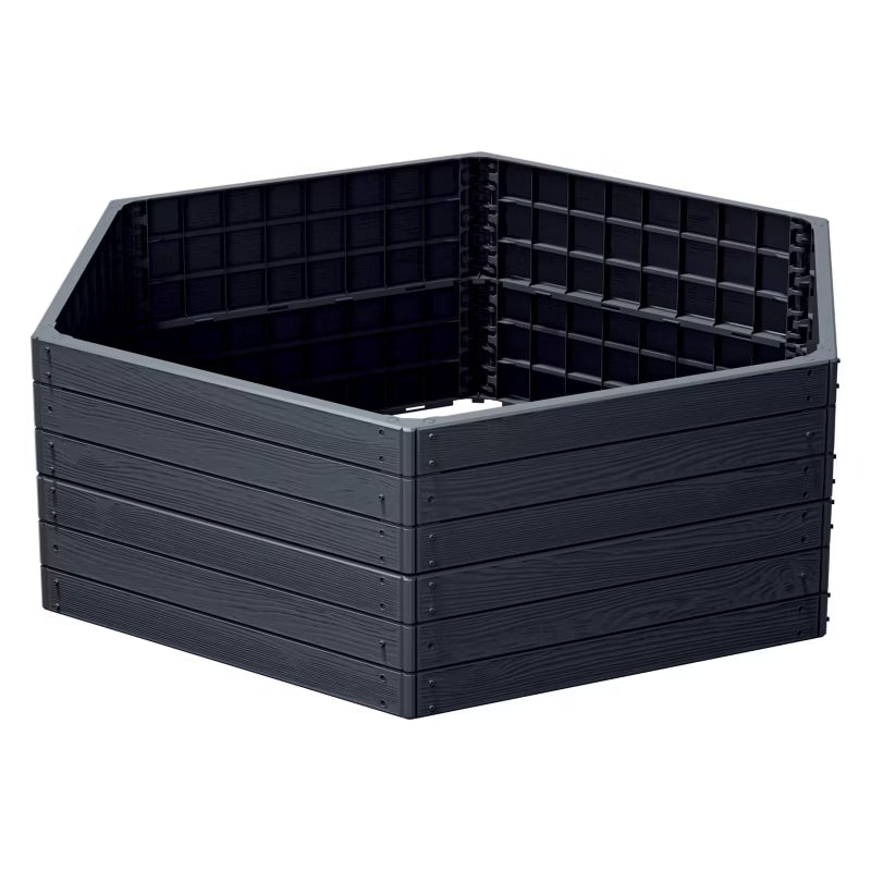 Højbed Base Woody 148x129 cm Antracit IBWH