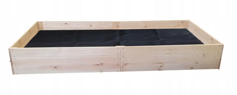 Højbed i Træ 200x80 cm Fyrretræ Natur