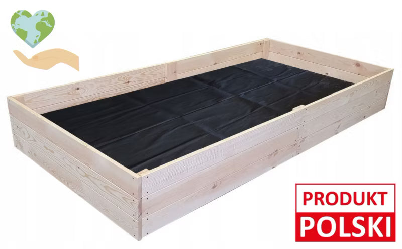 Højbed i Træ 200x120 cm Fyrretræ