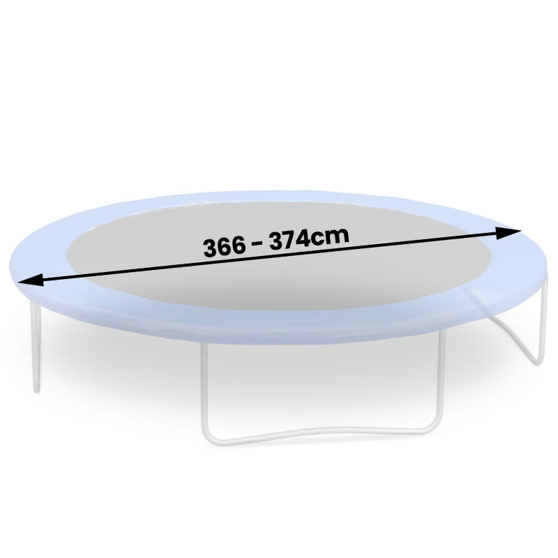 Hopmedug til Trampolin 366-374 cm Sort 64 Fjedre