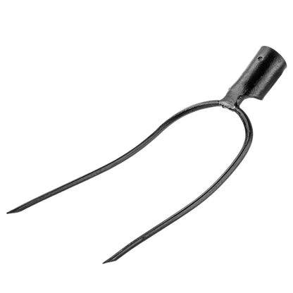 Høtyv 2 Tænder 38,5x16 cm Stål Uden Skaft
