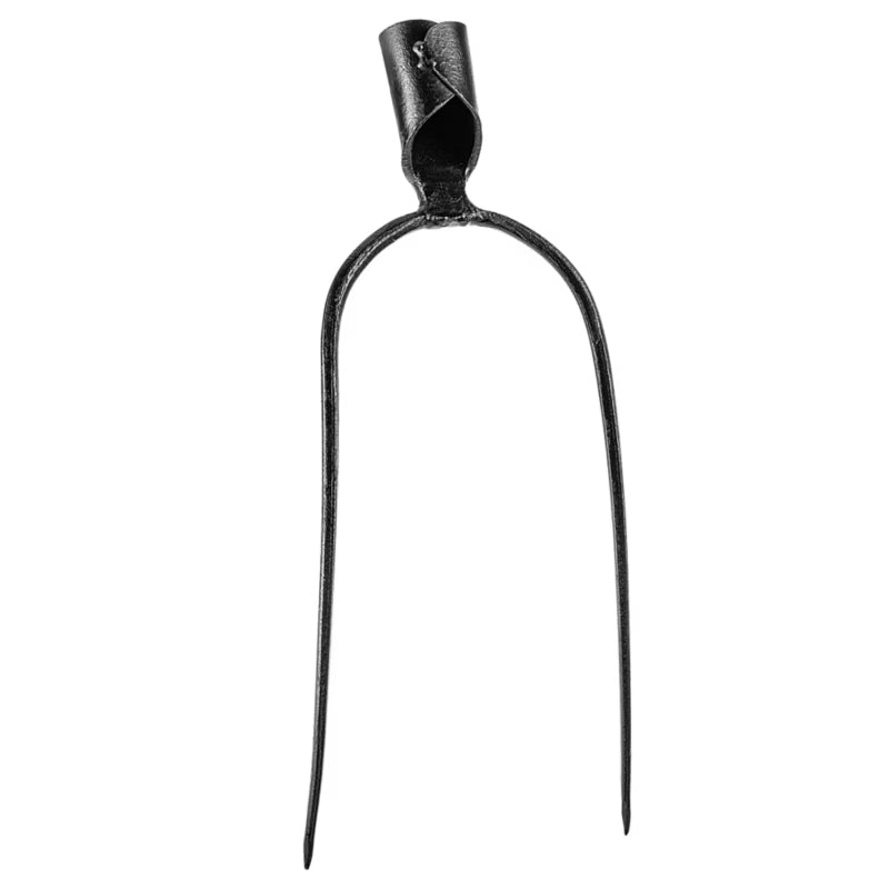 Høtyv 2 Tænder 38,5x16 cm Stål Uden Skaft