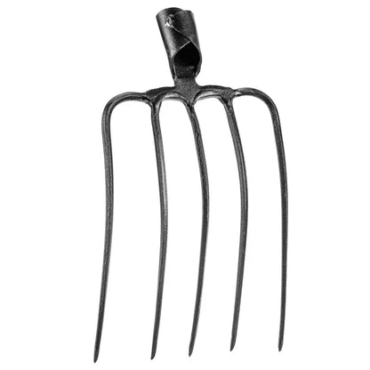 Høtyv 5-Tænder 38,5x22,5 cm Stål Uden Skaft