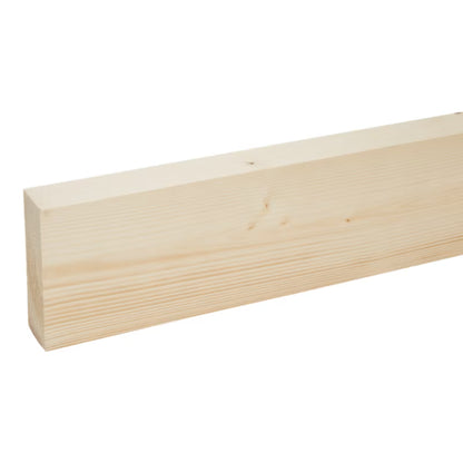 Høvlet Fyrrebræt 30x100x2500 mm Fyr Natur