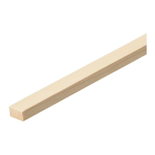 Høvlet Fyrrelise 5x10x1000 mm Natur Fyr
