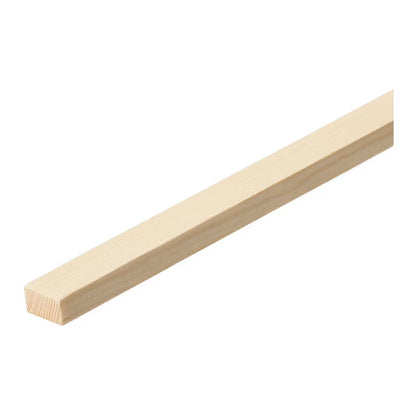 Høvlet Fyrrelise 5x10x1000 mm Natur Fyr
